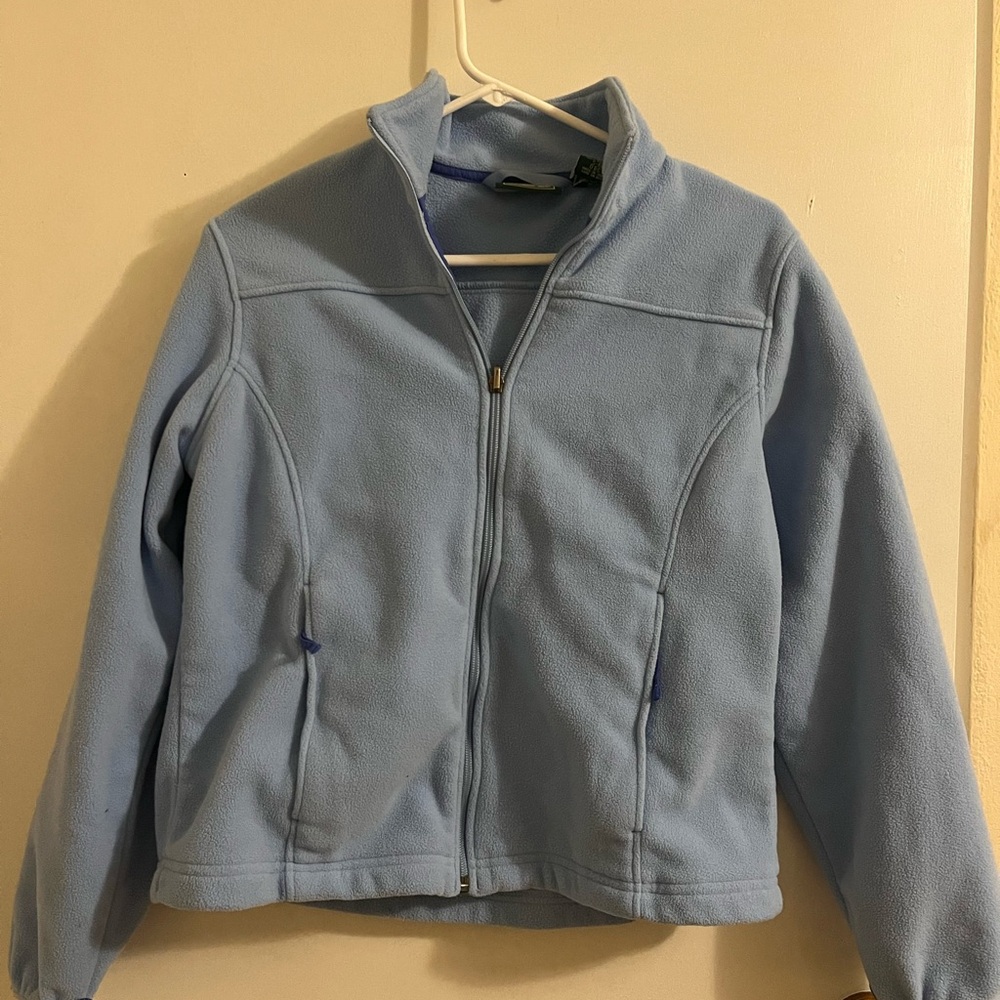 L.L. Bean Light Blue Teddy Jacket